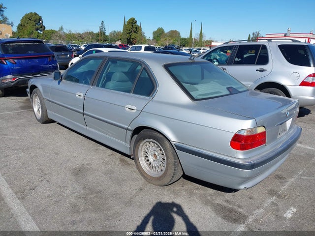 2000 Bmw 740il მანქანა იყიდება აუქციონზე, vin: WBAGH8347YDP11460, აუქციონის ნომერი: 44436003