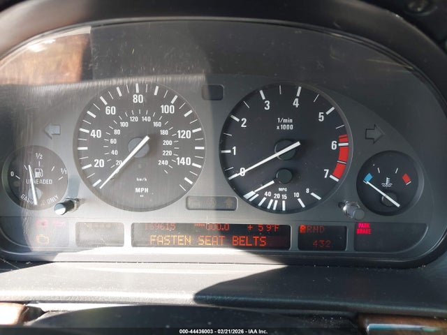 2000 Bmw 740il მანქანა იყიდება აუქციონზე, vin: WBAGH8347YDP11460, აუქციონის ნომერი: 44436003