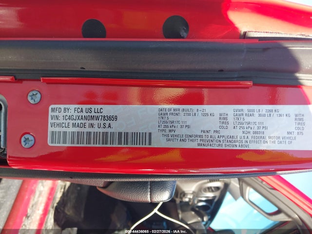 1C4GJXAN0MW783659 Jeep Wrangler Willys 4x4