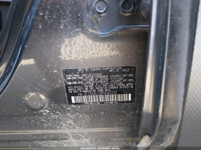 Aukcja sprzedaży 2023 Subaru Forester Wilderness, vin: JF2SKALC8PH540191, numer aukcji: 44436135