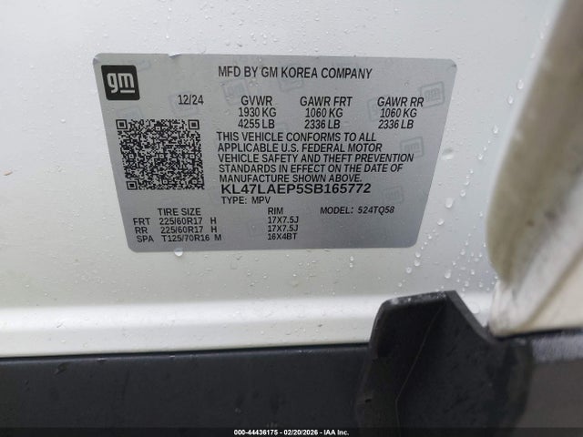 Продаж на аукціоні авто 2025 Buick Envista Preferred Fwd, vin: KL47LAEP5SB165772, номер лоту: 44436175