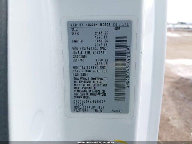 Nissan Nv200 S 2018 3N6CM0KN5JK699627 Image 9