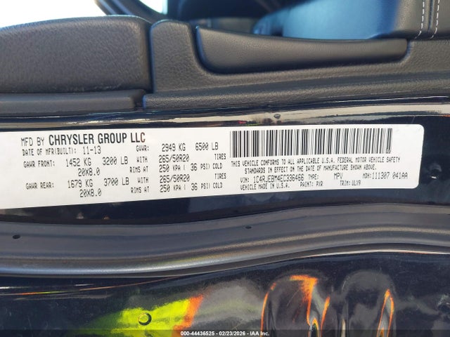 Jeep Grand Cherokee Limited 2014 1C4RJEBM4EC336466 Image 9