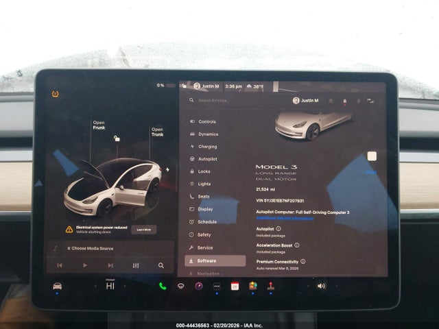 Aukcja sprzedaży 2022 Tesla Model 3 Long Range Dual Motor All-wheel Drive, vin: 5YJ3E1EB7NF207931, numer aukcji: 44436563