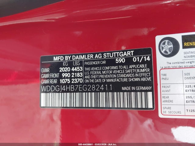 Продаж на аукціоні авто 2014 Mercedes-benz C 250, vin: WDDGJ4HB7EG282411, номер лоту: 44436661