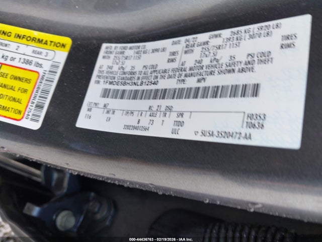 Ford Bronco Big Bend 2022 1FMDE5BH3NLB12540 Image 9
