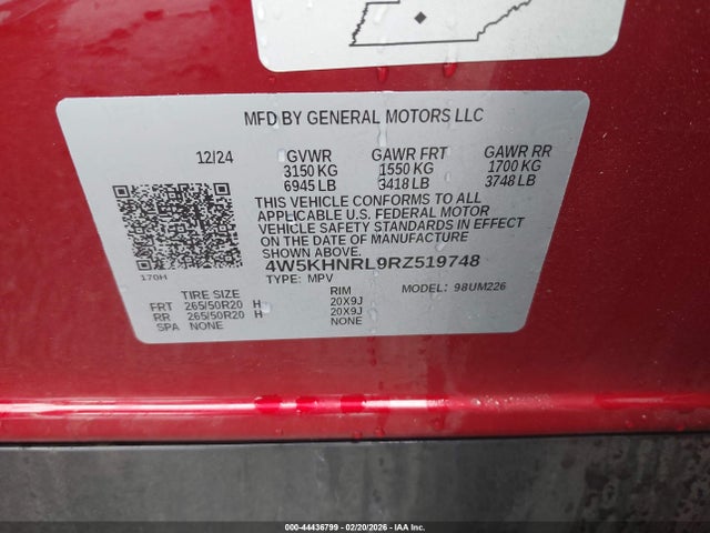 4W5KHNRL9RZ519748 Acura Zdx A-spec