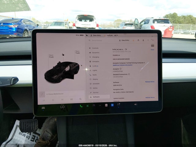2021 Tesla Model 3 Standard Range Plus Rear-wheel Drive მანქანა იყიდება აუქციონზე, vin: 5YJ3E1EA1MF028208, აუქციონის ნომერი: 44436819