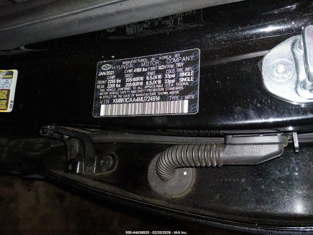 2021 HYUNDAI KONA KM8K1CAA4MU724914 Photo 8