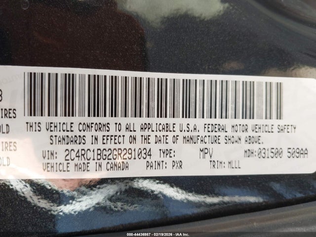 2016 CHRYSLER TOWN & COUNTRY 2C4RC1BG2GR291034 Photo 8