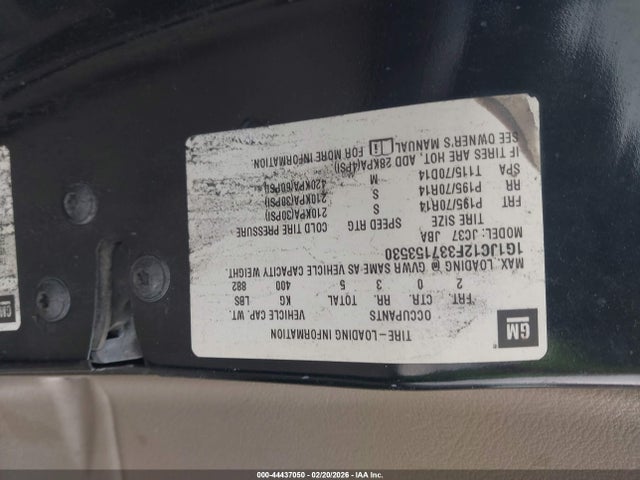 2003 CHEVROLET CAVALIER 1G1JC12F337153530 Photo 8