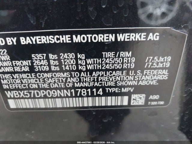 2022 BMW X3 WBX57DP09NN178114 Photo 8
