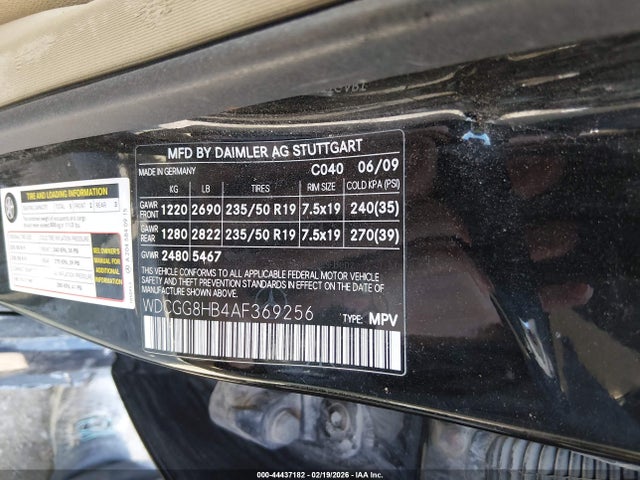 2010 Mercedes-benz Glk 350 4matic მანქანა იყიდება აუქციონზე, vin: WDCGG8HB4AF369256, აუქციონის ნომერი: 44437182