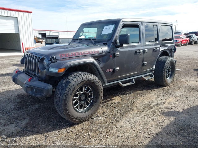 44437241 :رقم المزاد ، 1C4HJXFNXMW596927 vin ، 2021 Jeep Wrangler Unlimited Rubicon 4x4 مزاد بيع