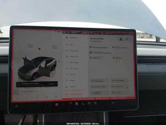 Продажа на аукционе авто 2026 Tesla Model Y Long Range Launch Series/premium All-wheel Drive, vin: 7SAYGDEE3TA396568, номер лота: 44437432