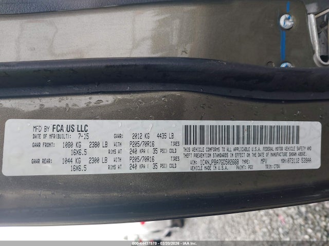 1C4NJPBA7GD502668 Jeep Patriot Sport