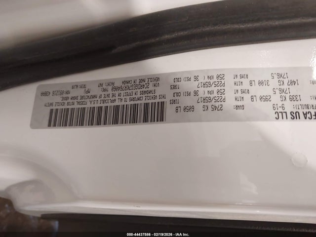 Dodge Grand Caravan Gt 2019 2C4RDGEG7KR764060 Image 9