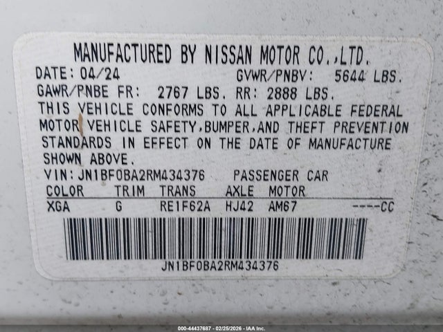 Nissan Ariya Evolve+ 2024 JN1BF0BA2RM434376 Image 9