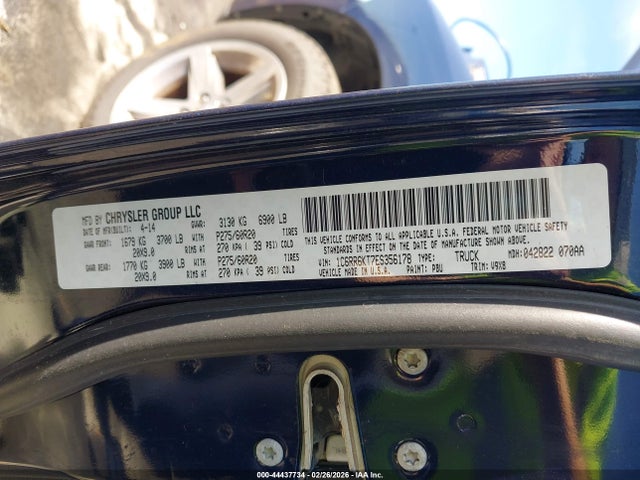 Продажа на аукционе авто 2014 Ram 1500 Express, vin: 1C6RR6KT7ES356178, номер лота: 44437734