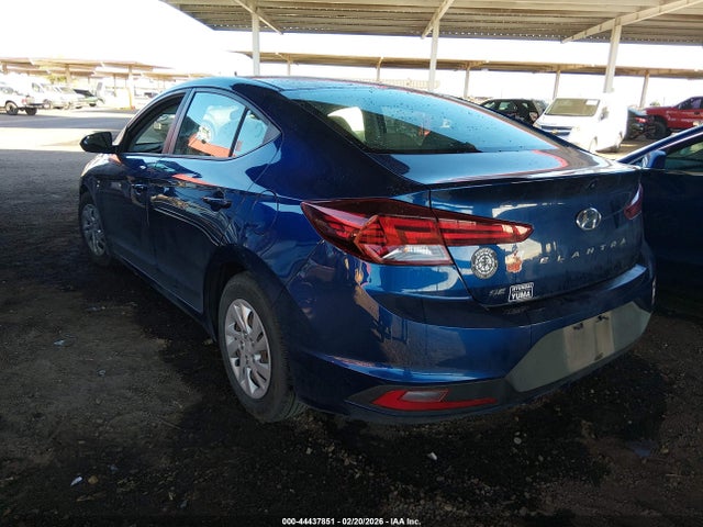 2019 Hyundai Elantra Se მანქანა იყიდება აუქციონზე, vin: 5NPD74LF3KH456374, აუქციონის ნომერი: 44437851