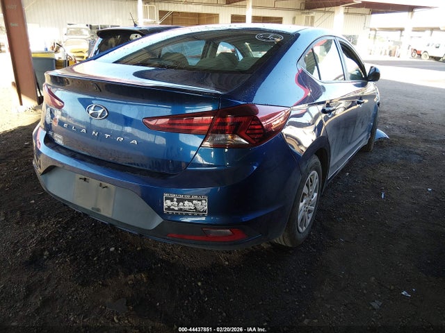 2019 Hyundai Elantra Se მანქანა იყიდება აუქციონზე, vin: 5NPD74LF3KH456374, აუქციონის ნომერი: 44437851