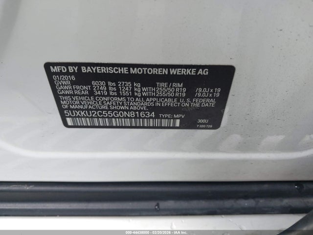 5UXKU2C55G0N81634 BMW X6 Xdrive35i