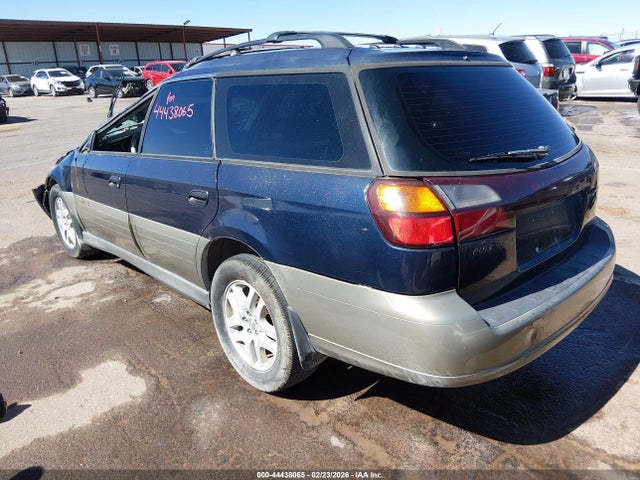 Продаж на аукціоні авто 2000 Subaru Outback, vin: 4S3BH6656Y6629486, номер лоту: 44438065