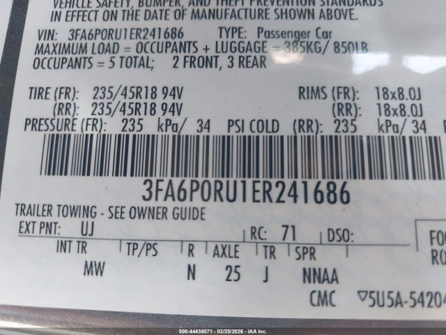 Ford Fusion Hybrid Titanium 2014 3FA6P0RU1ER241686 Image 9