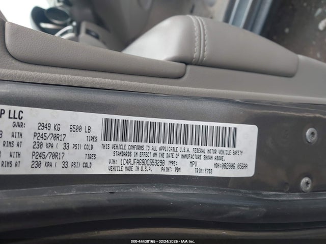 2013 JEEP GRAND CHEROKEE 1C4RJFAG9DC553298 Photo 8