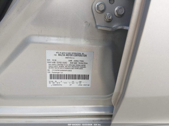 Продажа на аукционе авто 2009 Mazda Mazda6 I Sport, vin: 1YVHP81A695M13202, номер лота: 44438253