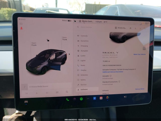 2021 TESLA MODEL Y 5YJYGDEE0MF258326 Photo 6