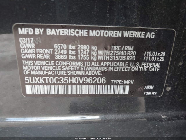 2017 BMW X5 EDRIVE 5UXKT0C35H0V96206 Photo 8