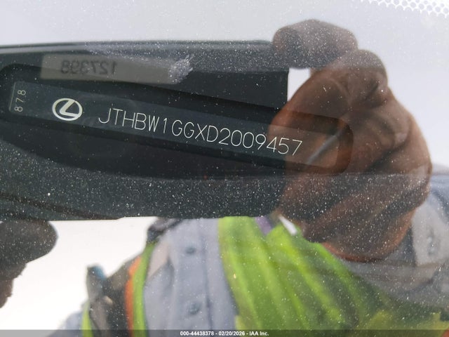 44438378 :رقم المزاد ، JTHBW1GGXD2009457 vin ، 2013 Lexus Es 300h مزاد بيع