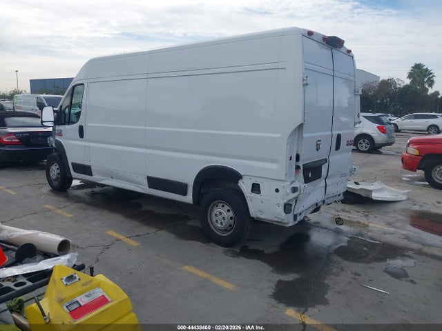 44438400 :رقم المزاد ، 3C6TRVDG7KE505011 vin ، 2019 Ram Promaster 2500 High Roof 159 Wb مزاد بيع