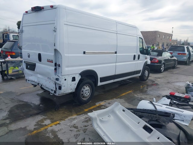 44438400 :رقم المزاد ، 3C6TRVDG7KE505011 vin ، 2019 Ram Promaster 2500 High Roof 159 Wb مزاد بيع
