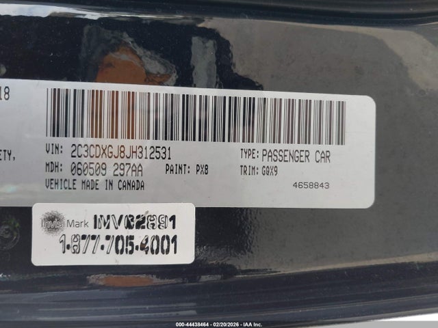 2018 DODGE CHARGER 2C3CDXGJ8JH312531 Photo 8