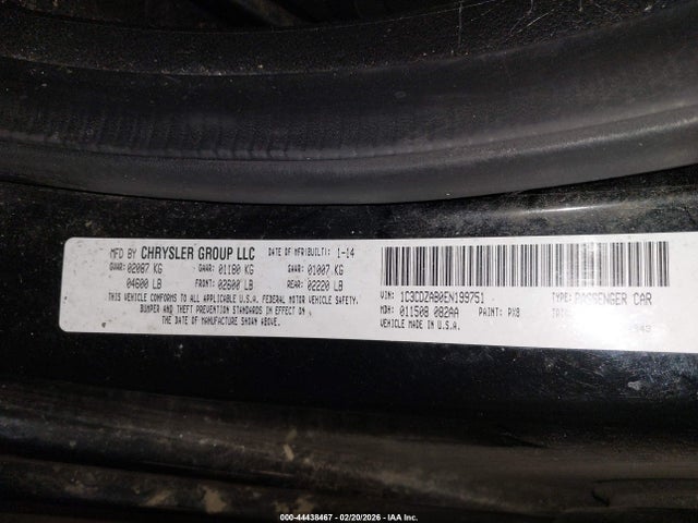 Dodge AVENGER SE 2014 1C3CDZAB0EN199751 Image 9
