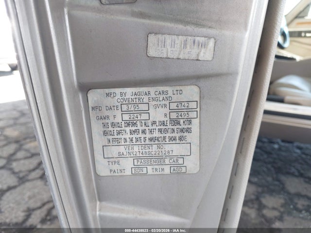 1995 JAGUAR XJS SAJNX2748SC221287 Photo 8