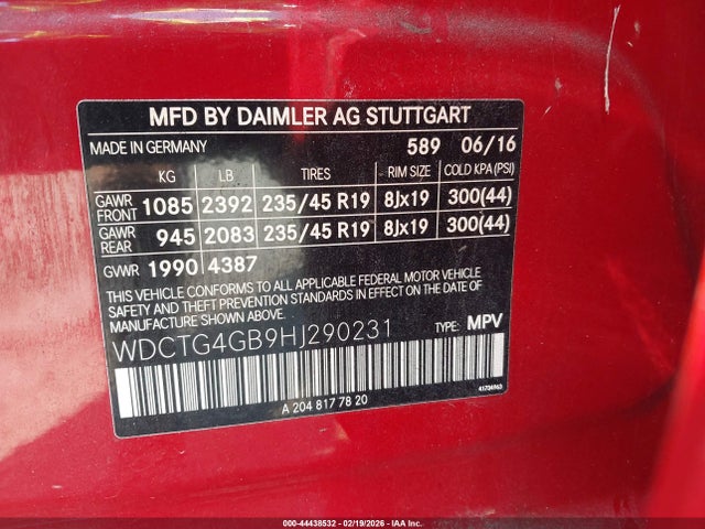 2017 MERCEDES-BENZ GLA 250 WDCTG4GB9HJ290231 Photo 8