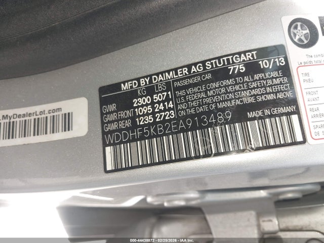 Mercedes-Benz E 350 2014 WDDHF5KB2EA913489 Image 9