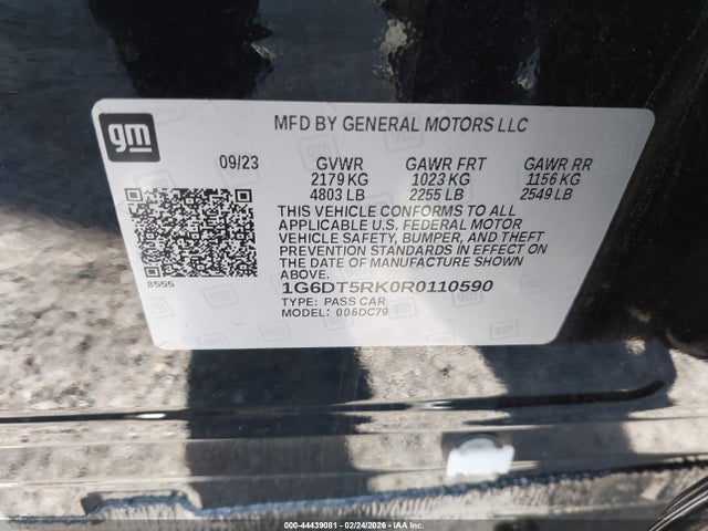 2024 CADILLAC CT5 1G6DT5RK0R0110590 Photo 8