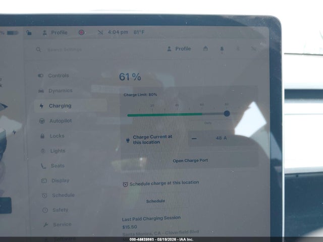 2023 Tesla Model Y Awd/long Range Dual Motor All-wheel Drive მანქანა იყიდება აუქციონზე, vin: 7SAYGDEE8PF853318, აუქციონის ნომერი: 44439161