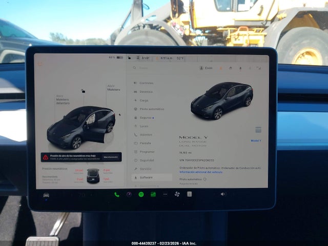 7SAYGDEE5PA206033 Tesla Model Y Awd/long Range Dual Motor All-wheel Drive
