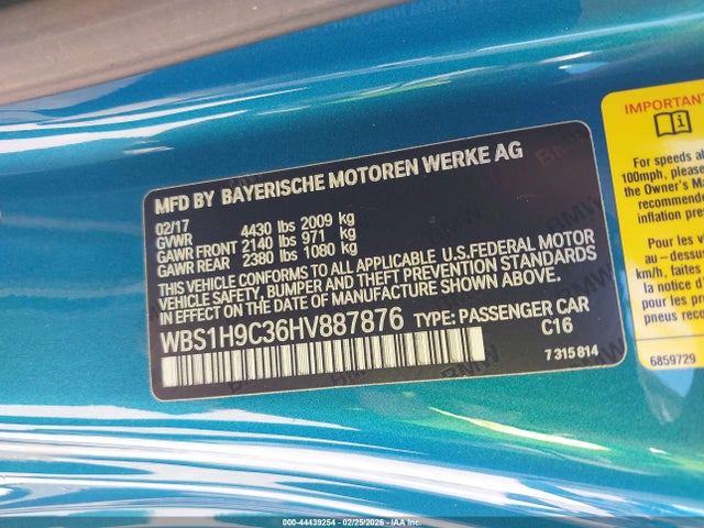 2017 BMW M2 WBS1H9C36HV887876 Photo 8