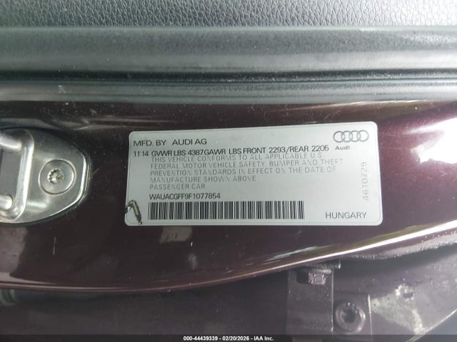 2015 AUDI A3 WAUACGFF9F1077854 Photo 8