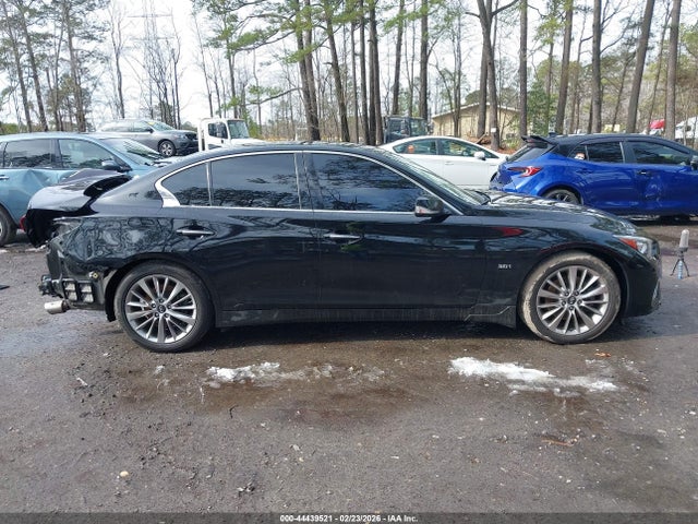 2019 Infiniti Q50 3.0t Luxe მანქანა იყიდება აუქციონზე, vin: JN1EV7AP9KM518487, აუქციონის ნომერი: 44439521
