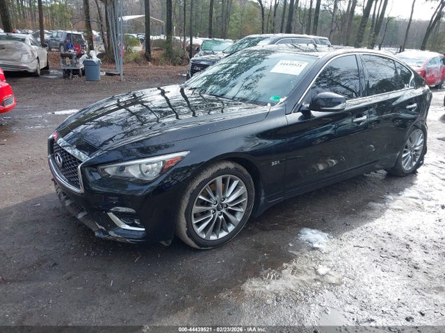 2019 Infiniti Q50 3.0t Luxe მანქანა იყიდება აუქციონზე, vin: JN1EV7AP9KM518487, აუქციონის ნომერი: 44439521
