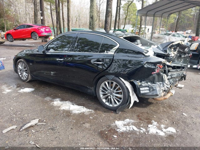 2019 Infiniti Q50 3.0t Luxe მანქანა იყიდება აუქციონზე, vin: JN1EV7AP9KM518487, აუქციონის ნომერი: 44439521