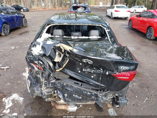 2019 Infiniti Q50 3.0t Luxe მანქანა იყიდება აუქციონზე, vin: JN1EV7AP9KM518487, აუქციონის ნომერი: 44439521