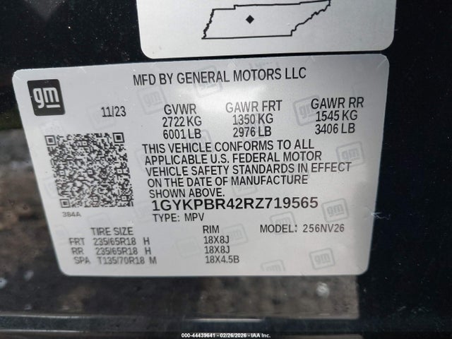 2024 CADILLAC XT6 1GYKPBR42RZ719565 Photo 8